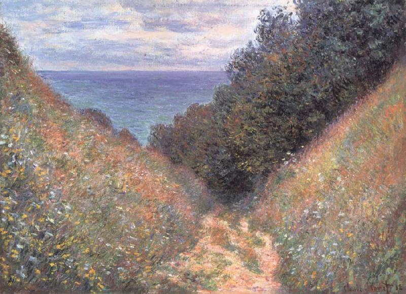 Claude Monet Road at La Cavee,Pourville
